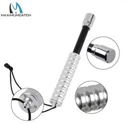 MAXCATCH herramienta de pesca de aluminio con mango de goma ligera y duradera