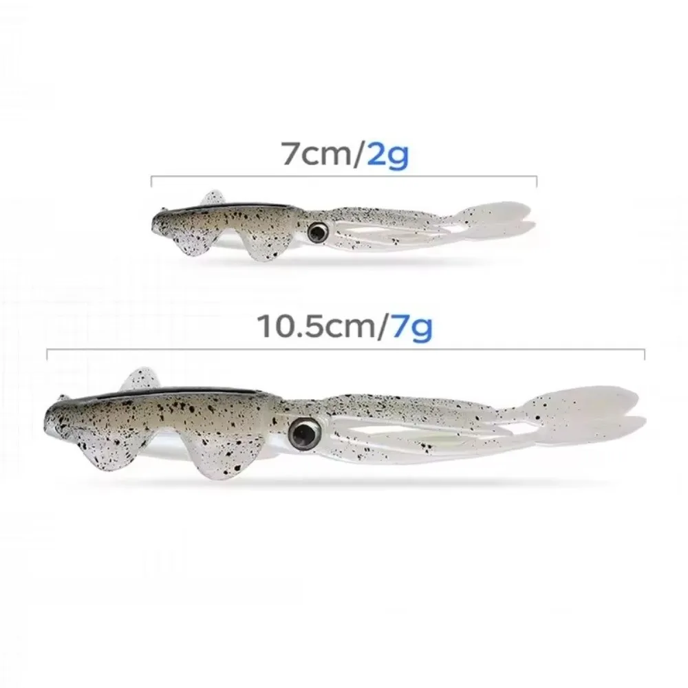 Señuelo de vinilo realista calamar y pulpo de agua salada - imagen 5