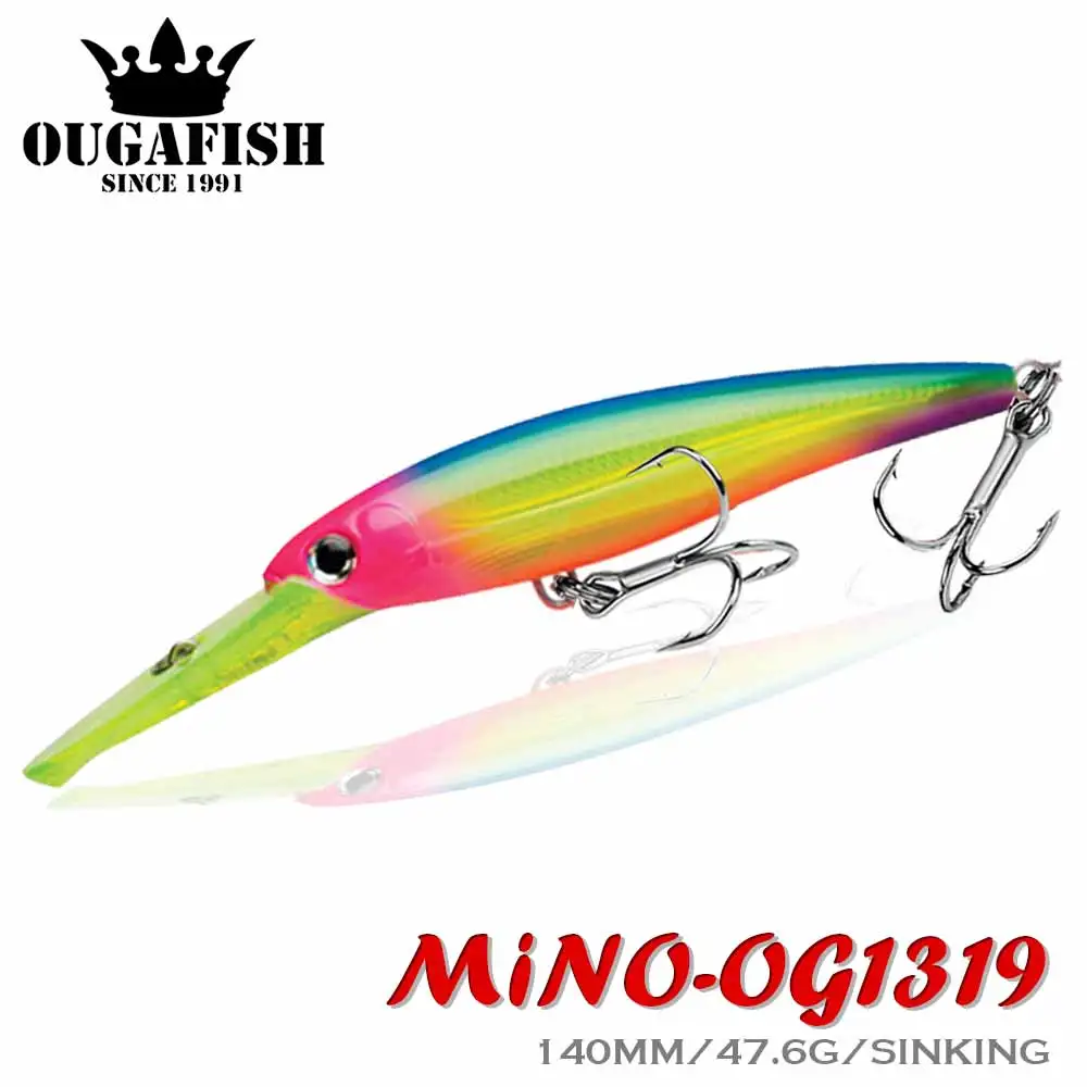 Wobbler Minnow 140mm para lucio – Profundidad 2,5-3m