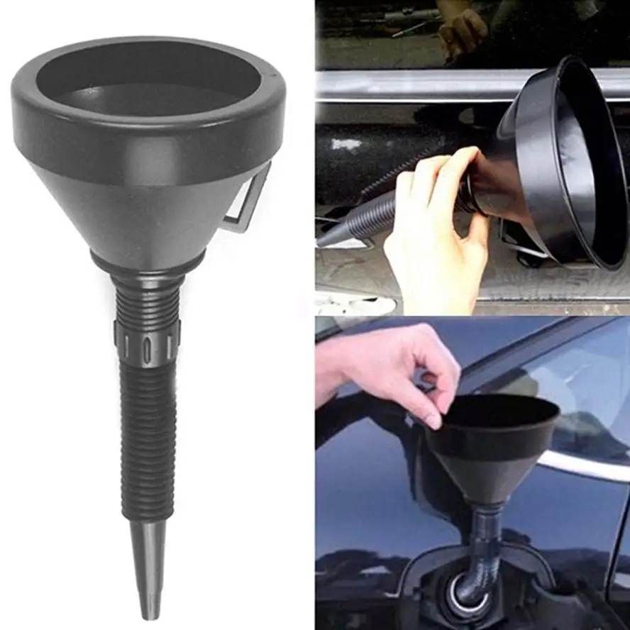Embudo de plástico de gran diámetro con boquilla extensible - imagen 5