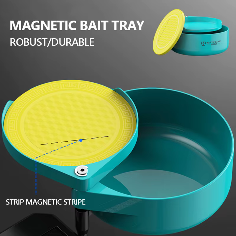 Caja magnética de aluminio para señuelos de pesca