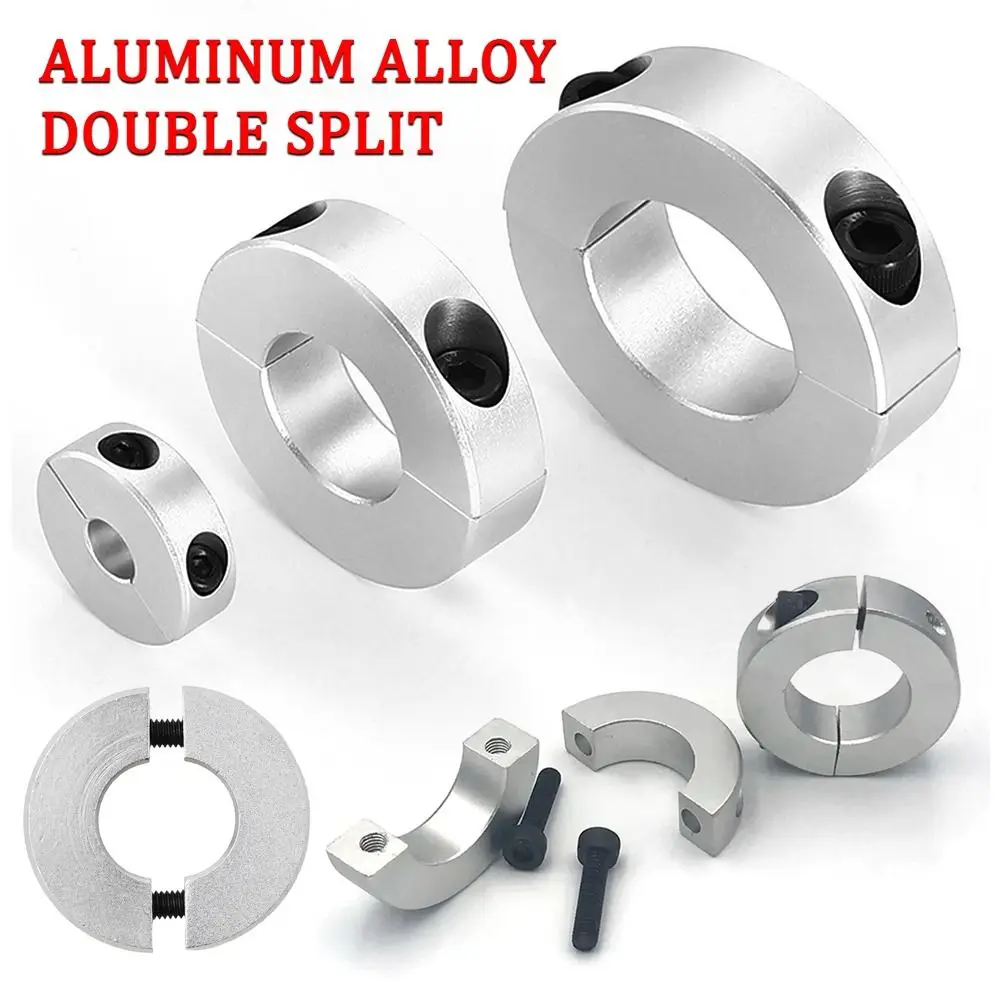 Anillos de bloqueo fijos y collar abrazadera doble con tornillos - imagen 2