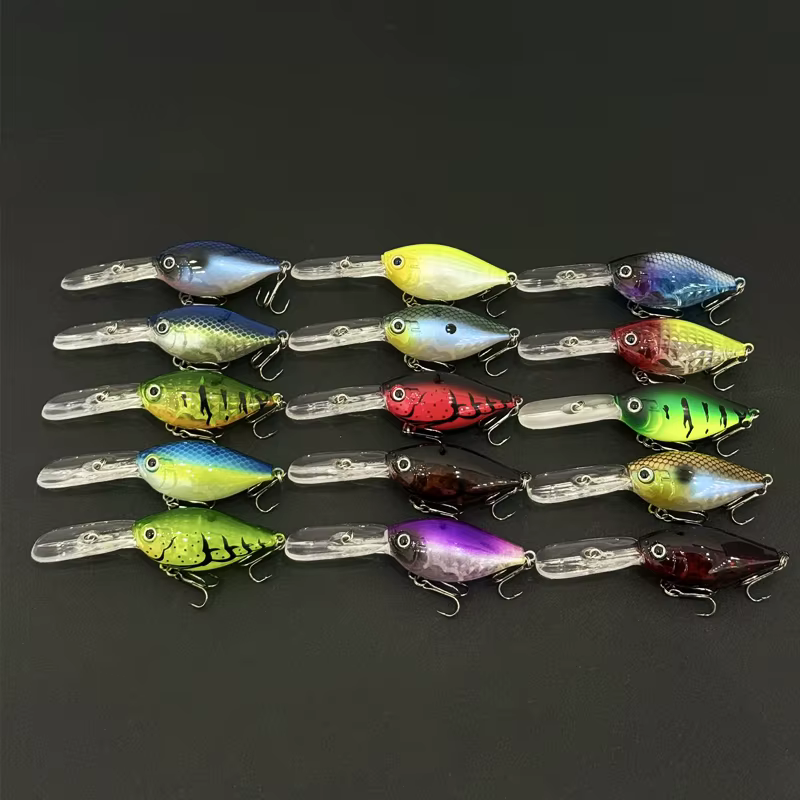 Crankbait Superficie 50mm 10g para Lubina y Trucha – Señuelo Oscilante - imagen 5
