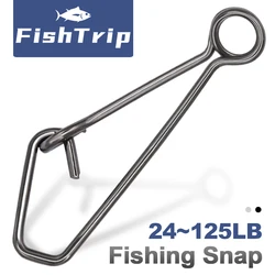 FishTrip conector de clip presión acero inoxidable pesca