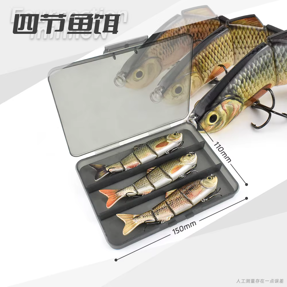 Crankbait Articulados 4.7" – Nadeo Profundo para Pescar Depredadores - imagen 3