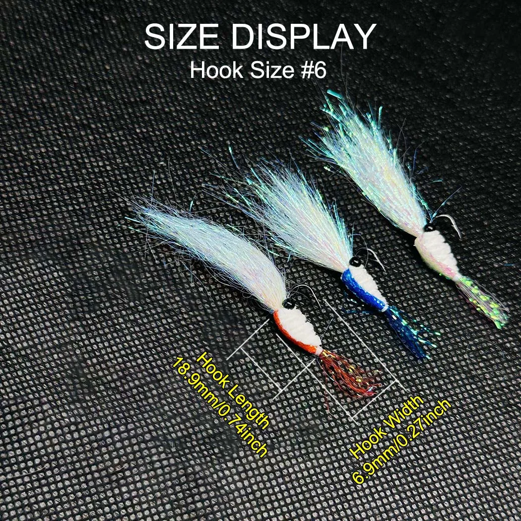 Montaje con anzuelo para pesca con mosca