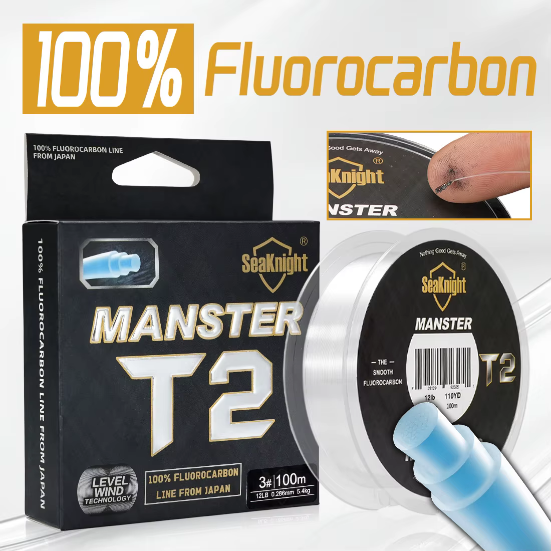 SeaKnight Serie T2 – Línea Fluorocarbono para Pesca Submarina - imagen 4
