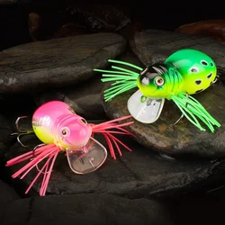 Popper flotante Minnow tipo mosca — señuelo abeja para agua dulce