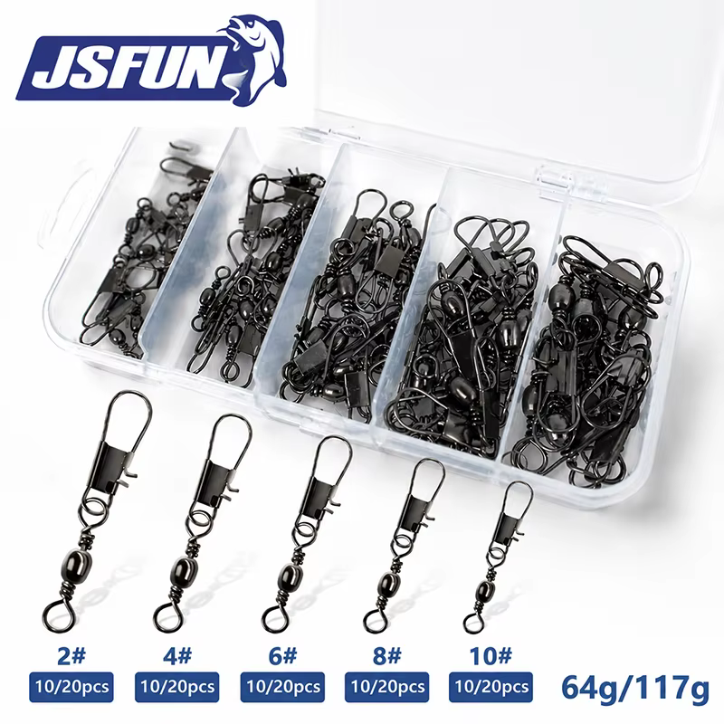 Esmerillones de Pesca con Mosquetón de Seguridad y Cierre Rápido - imagen 5