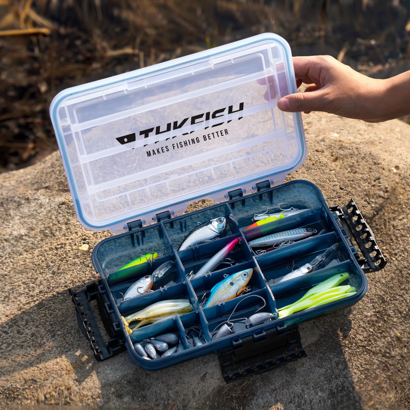 Caja de aparejos 3700 – Organizador para señuelos y anzuelos - imagen 4