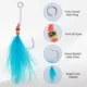 Goture anzuelos de asistencia para jigs alto contenido carbono - imagen 3