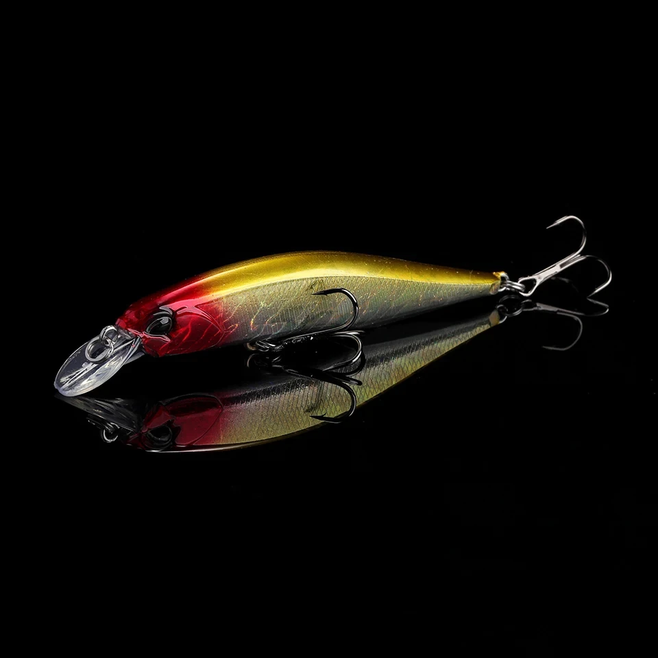 Walk Fish Crankbait Flotante – Señuelo con ojos 3D para Lucio - imagen 5