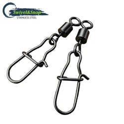 Girelles con clip Interlock Snap para pesca agua dulce y salada
