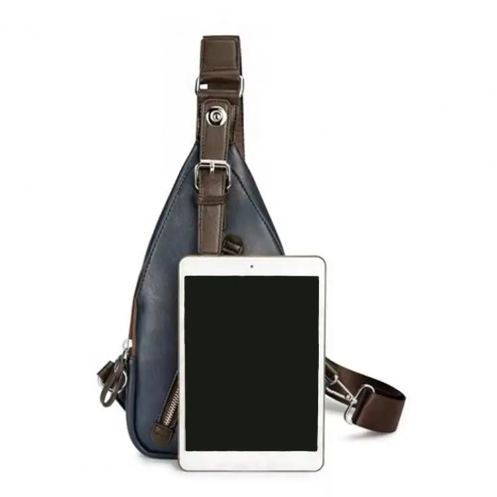 Bolso bandolera retro de piel sintética ajustable para viaje - imagen 2