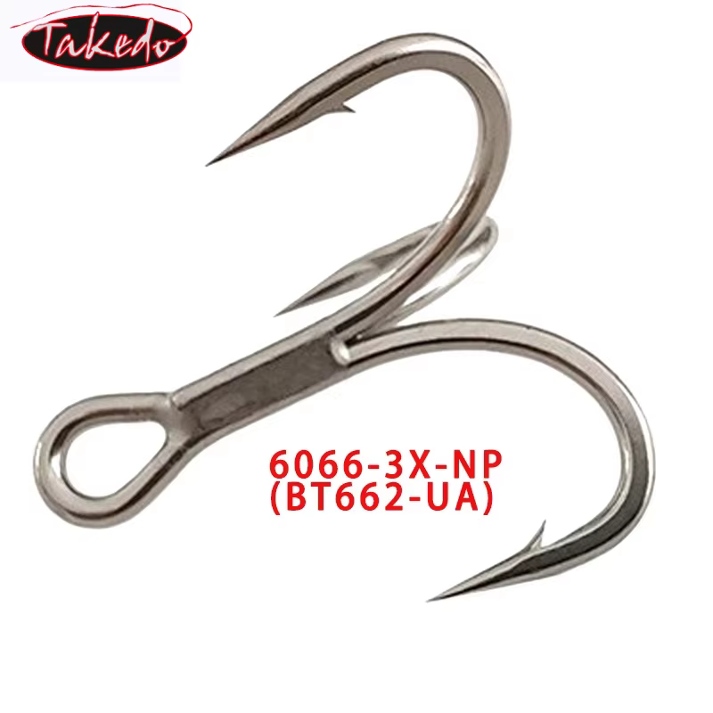 Anzuelos triples TAKEDO 6066-3X-NP UltraAntirust