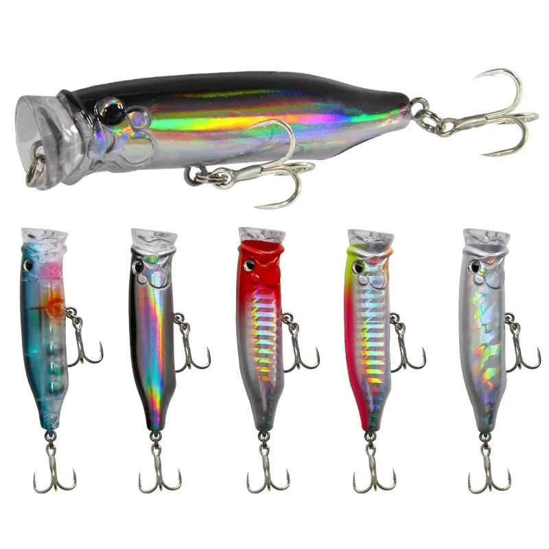 Señuelo Popper duro para pesca Topwater - plástico 7 cm - imagen 2