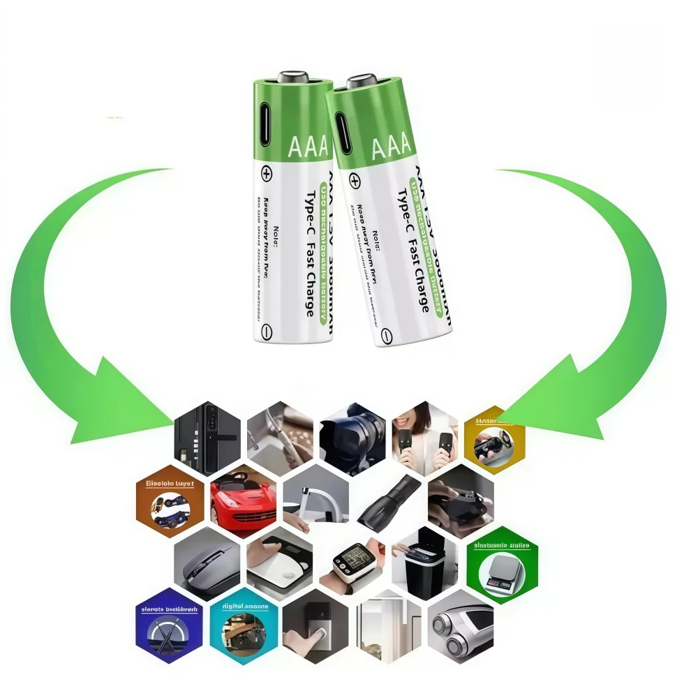 Batería litio recargable USB 3800mAh para pesca con ratón digital