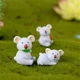 Figuras decorativas de koalas miniatura para resina y micropaisajes - imagen 5