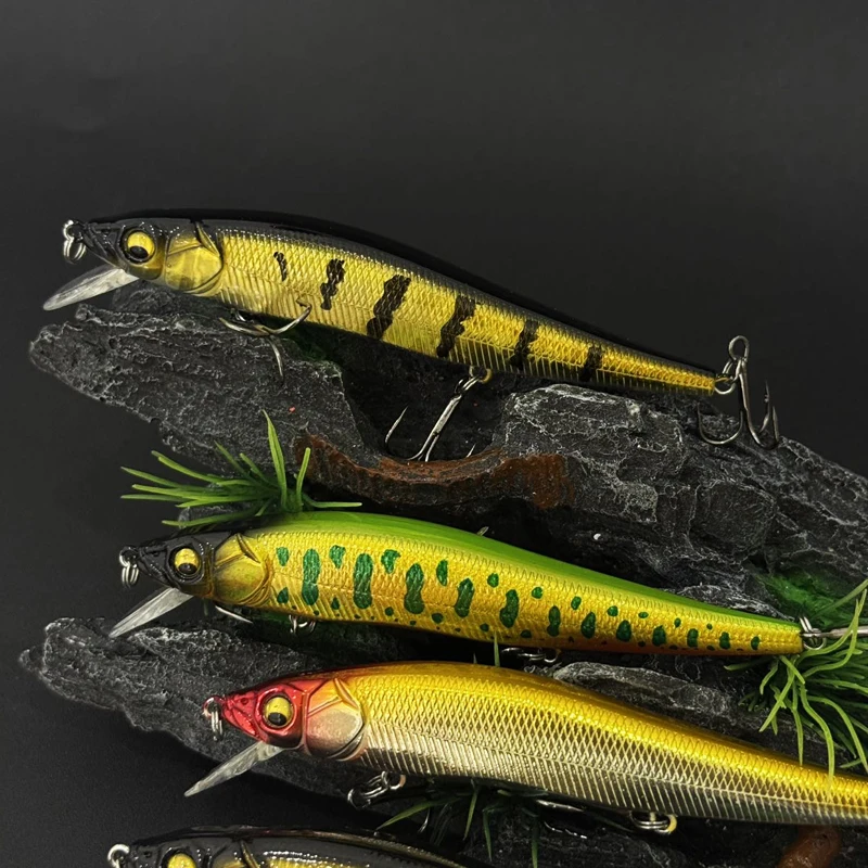 Wobbler minnow hundible Ryuki 110S para trucha – jerkbait - imagen 2