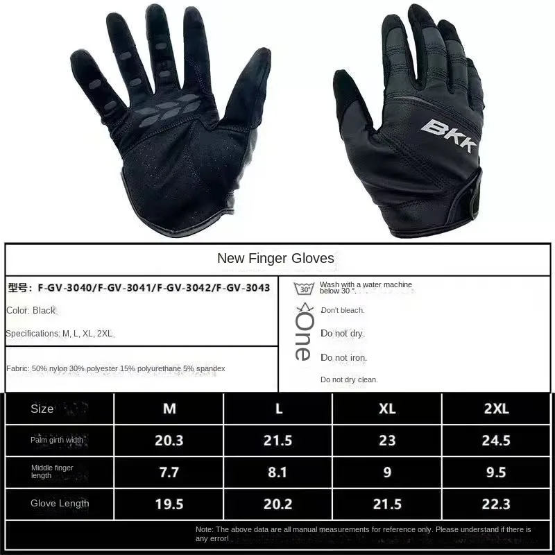 Guantes Bkk mostrando la palma antideslizante