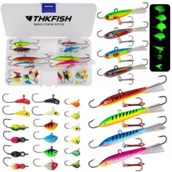 Kit Jig Head Micro Vinilos Luminosos – Anzuelos Pesca en Hielo