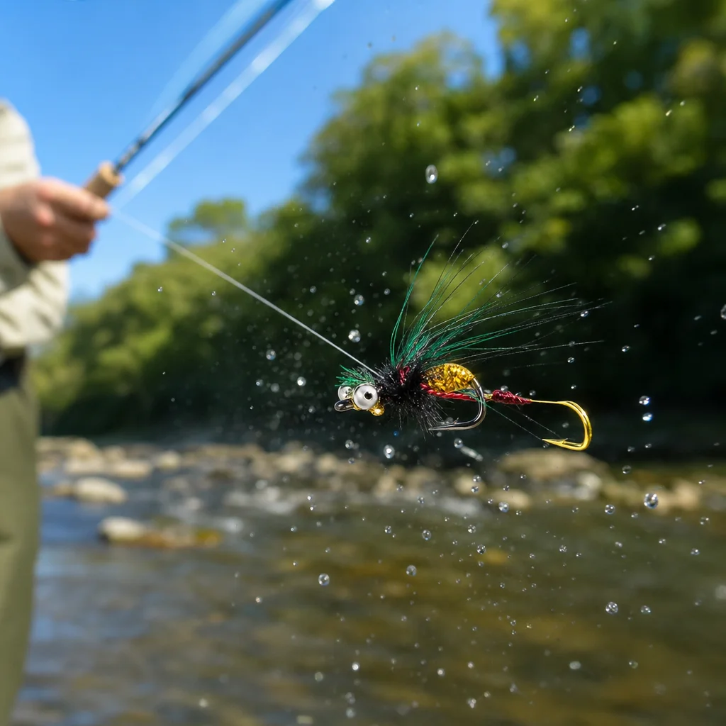 Señuelos micro para trucha: spinnerbait reflectante, acción biónica - imagen 2