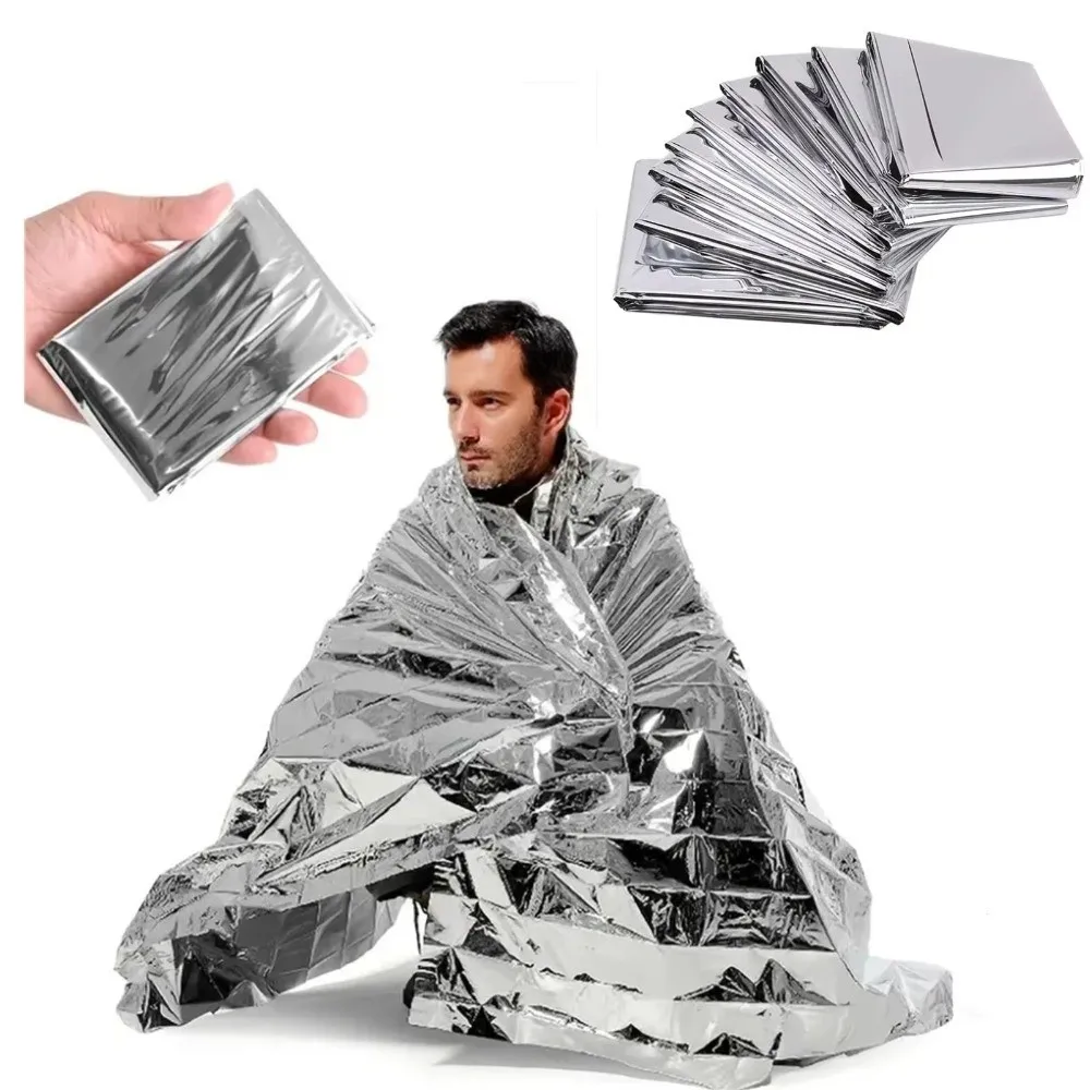 Manta térmica de supervivencia impermeable doble cara plegable - imagen 5
