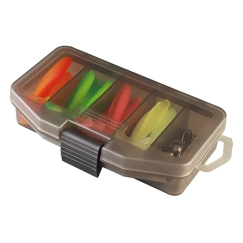 Set Señuelos Silicona con Jig Head Metal – Cebo Pesca Agua Dulce - imagen 4