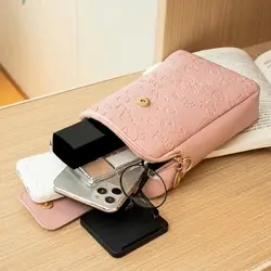 Bolso bandolera mini casual con colgante y estampado para mujer