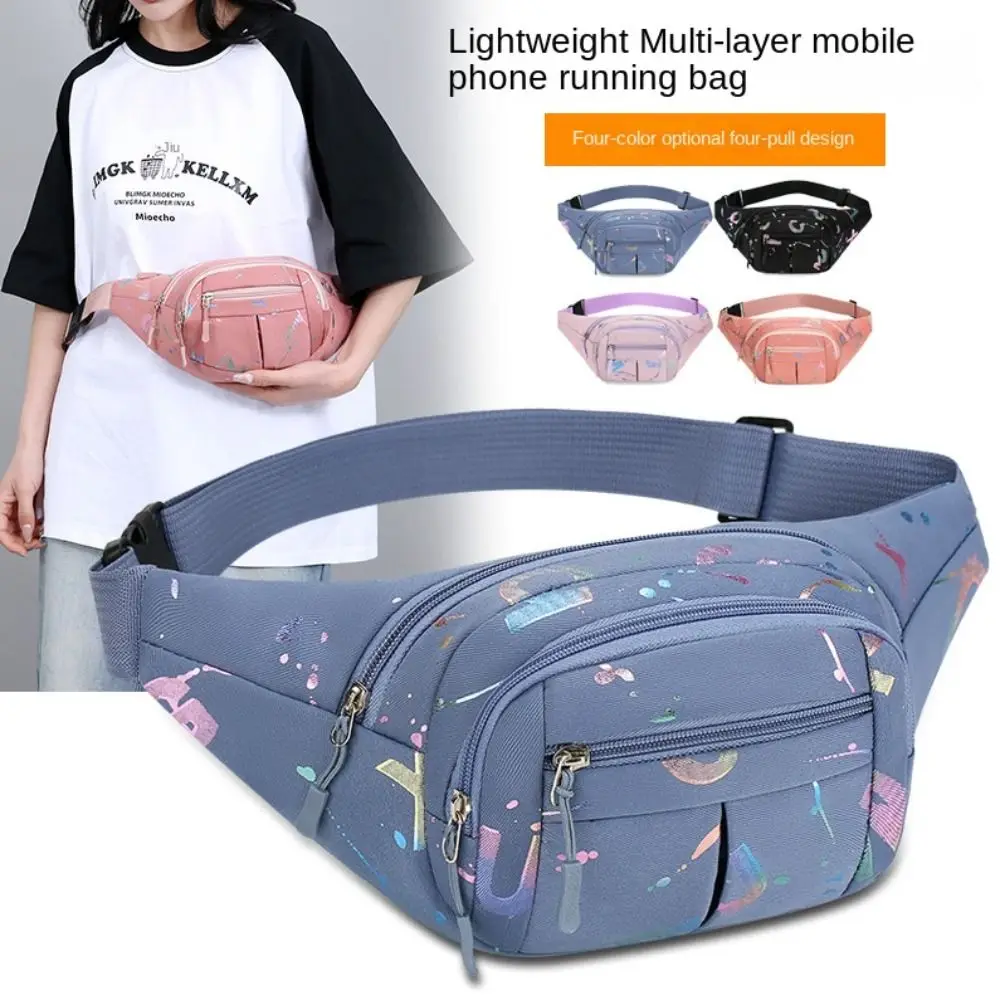 Riñonera deportiva impermeable para mujer con compartimentos - imagen 3