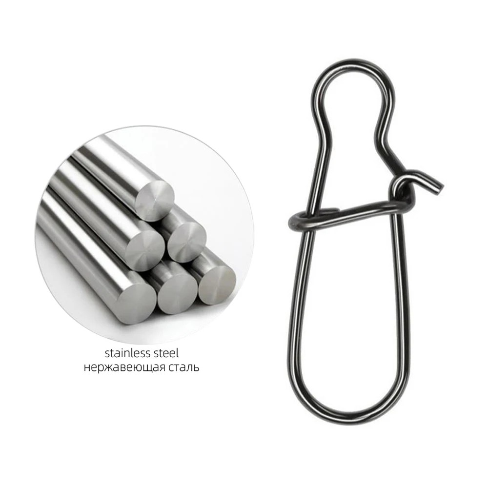 Pin de presión inox para señuelos y anzuelos giratorios - imagen 5