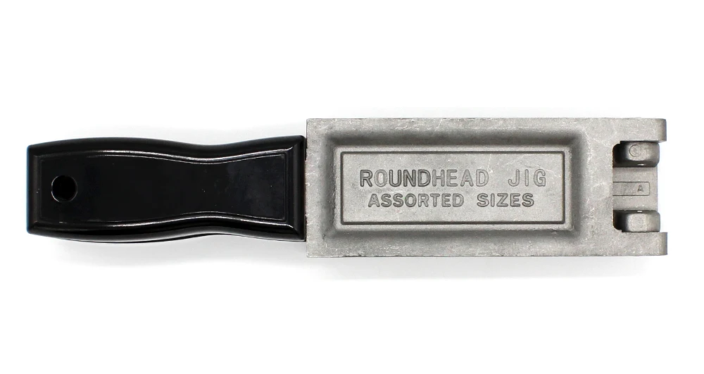 Variedad de jig heads redondos listos para montar