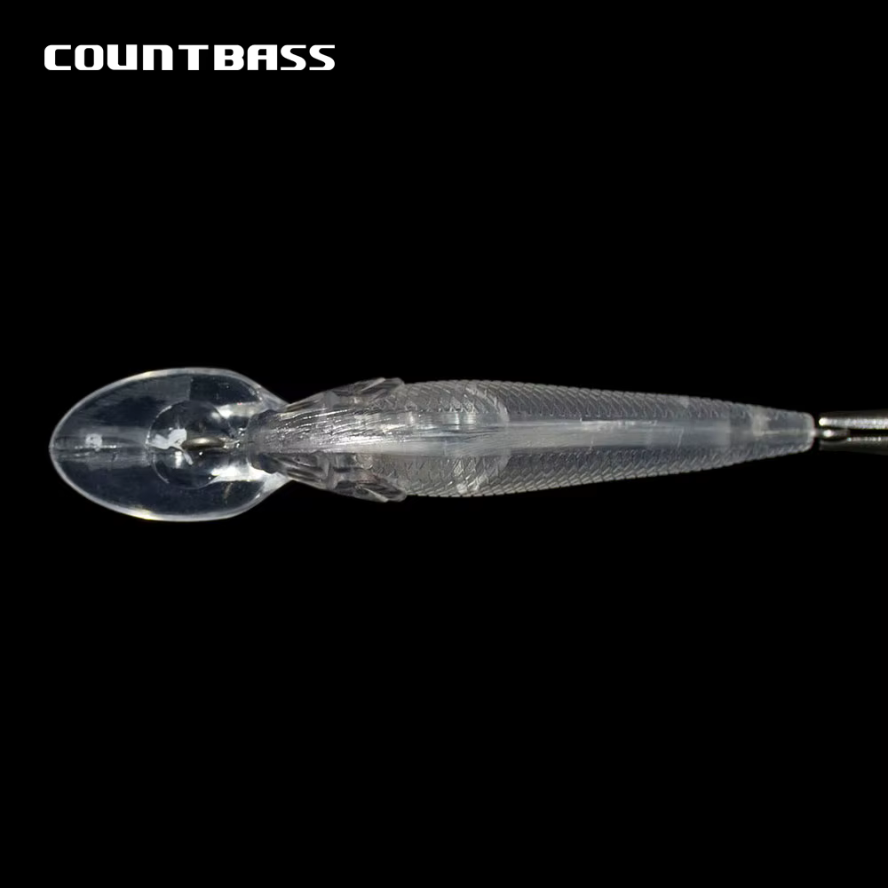Countbass Minnow 52mm – Cuerpo señuelo hundido blanco - imagen 4