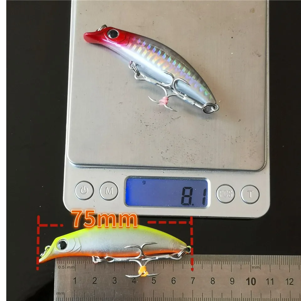 SWOLFY Minnow: Señuelo de pesca para lubina con manivela - imagen 5