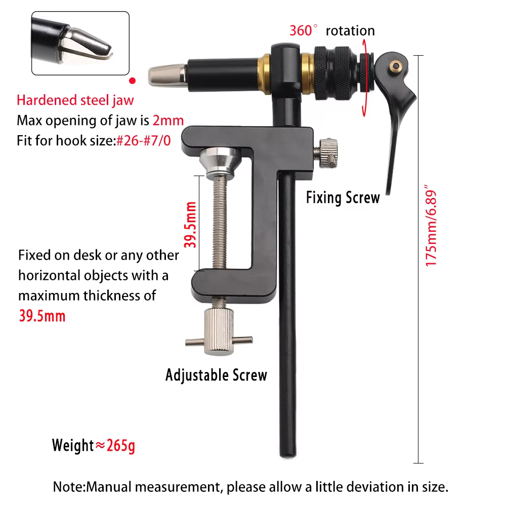 Abrazadera de rotación para señuelos – Acero endurecido - imagen 3