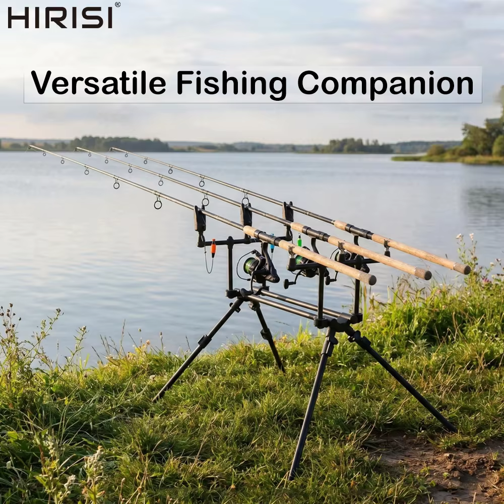 Hirisi Rod Pod Ajustable de Aluminio para Carpfishing