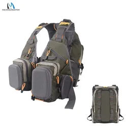 Chaleco de pesca con mosca MAXIMUMCATCH transpirable ajustable
