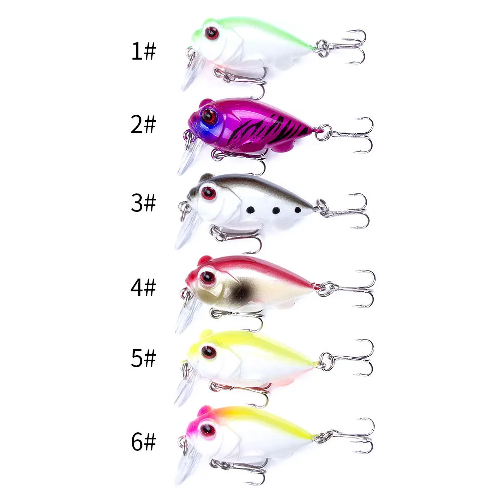 Mini Crankbait de Buceo Profundo para Lubina, Trucha y Perca - imagen 5