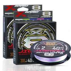 YGK Upgrade X8 Braid Jigman PE – Trenzado Multicolor Alta Resistencia