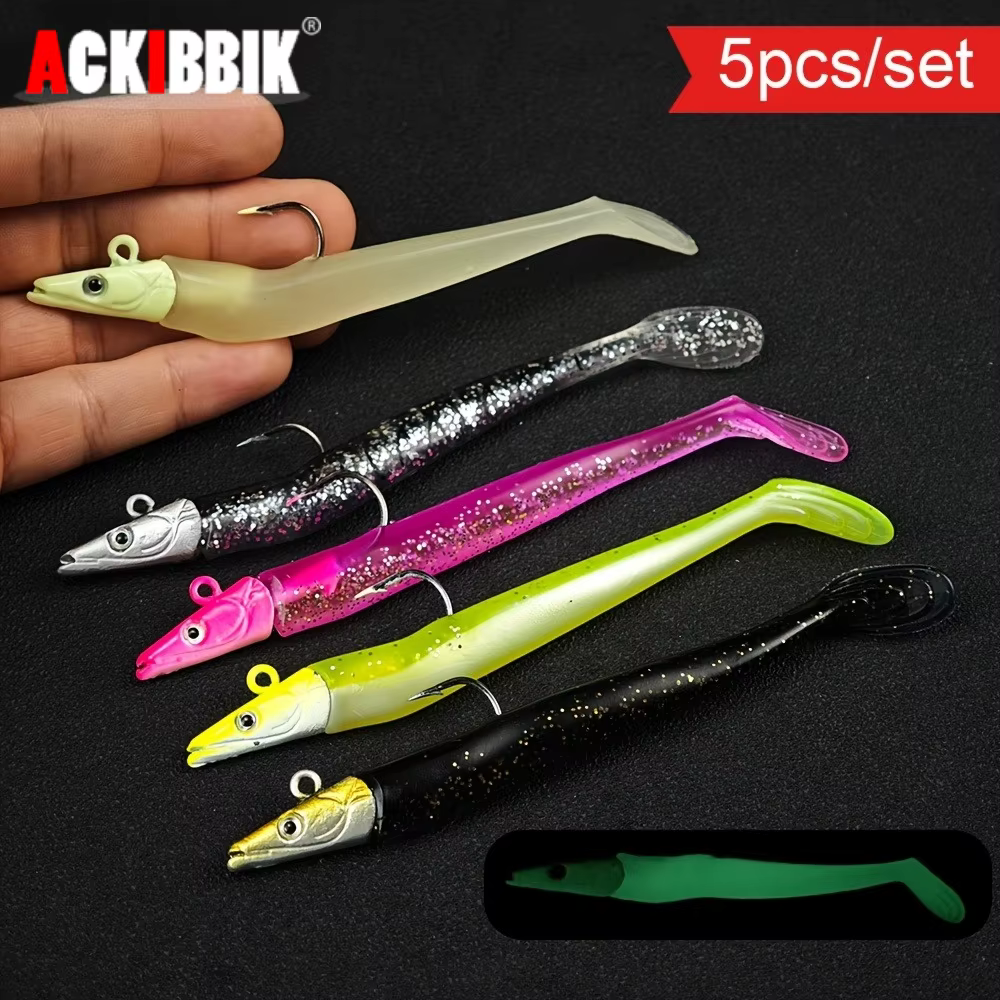 Jigs Luminosos Plomados para Lubina – Anzuelo Anti-enredos - imagen 4