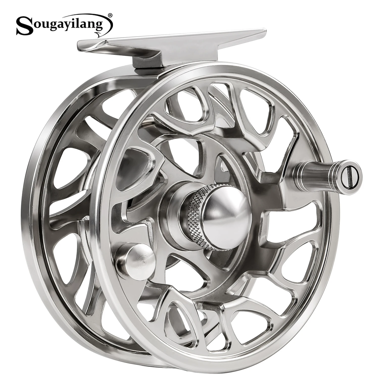 Carrete de Pesca con Mosca Sougayilang CNC aluminio, arrastre sellado - imagen 5