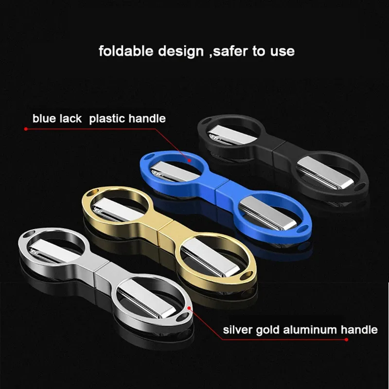 Tijeras plegables de pesca acero al carbono para cortar líneas - imagen 5