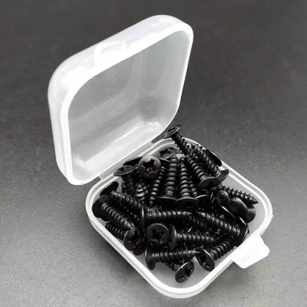 Tornillos metálicos fijos para golpeador de guitarra eléctrica - imagen 2