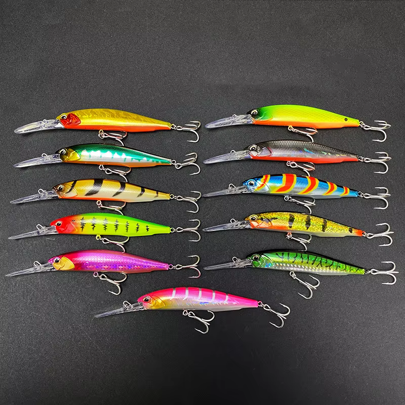 Cebo duro Minnow en entorno de pesca