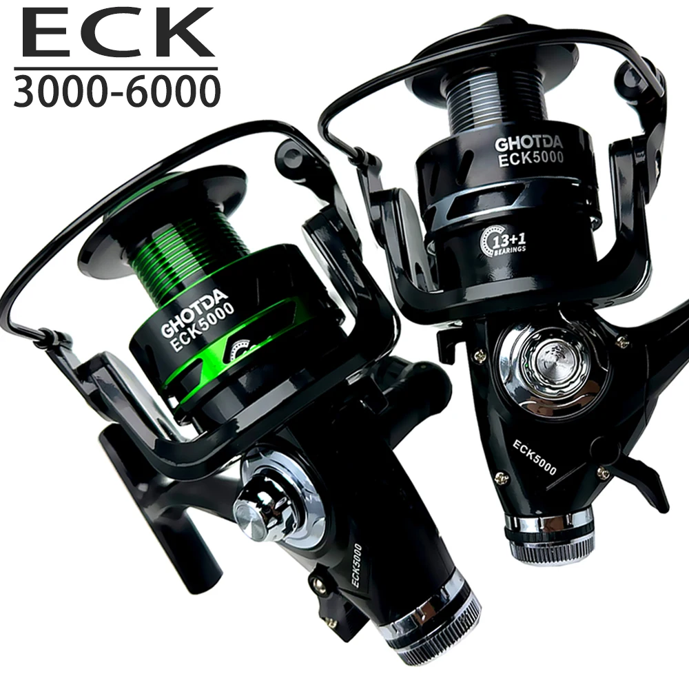 Carrete de pesca serie 3000-6000 con bobina metálica