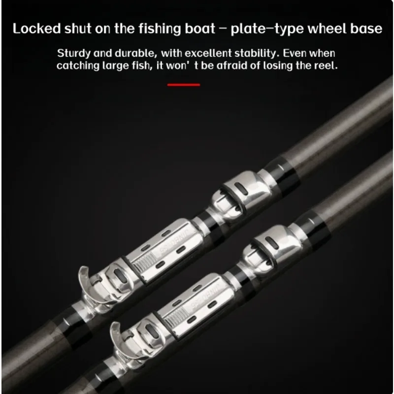 Caña de carbono portátil para spinning y casting – agua dulce y salada - imagen 4