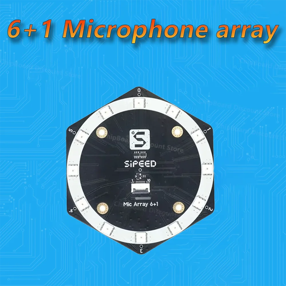 Sipeed Tarjeta de sonido USB con micrófono matriz y beamforming - imagen 2