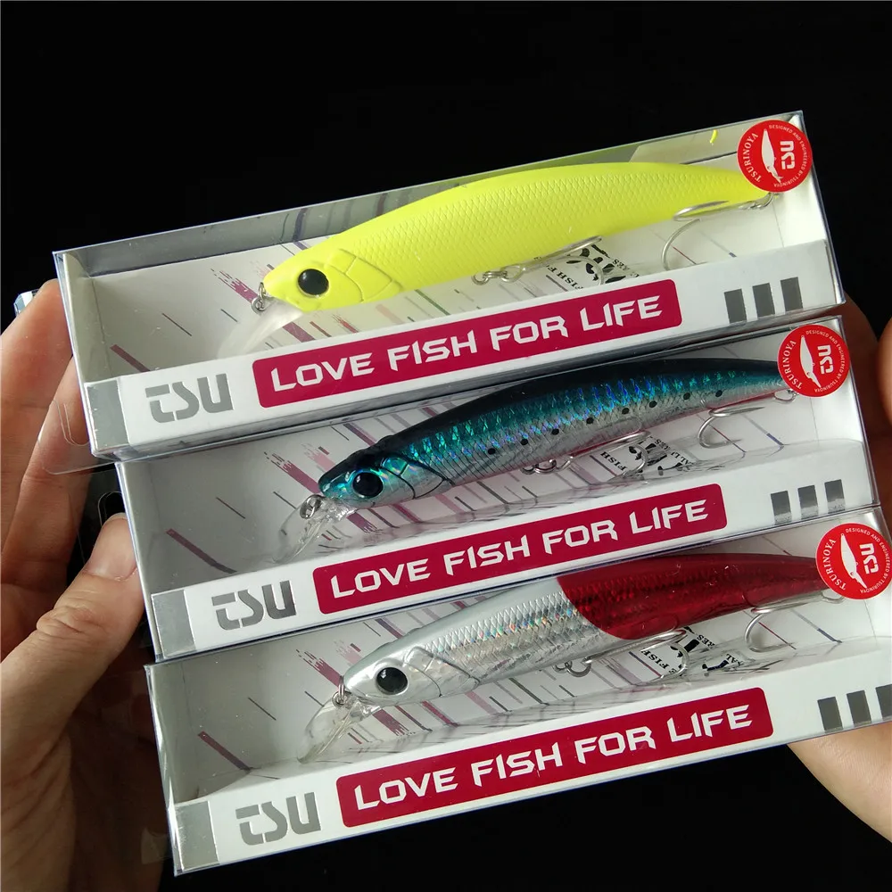 TSURINOYA Minnow Hundible de 11 cm para lucio y lubina – 22 g - imagen 5