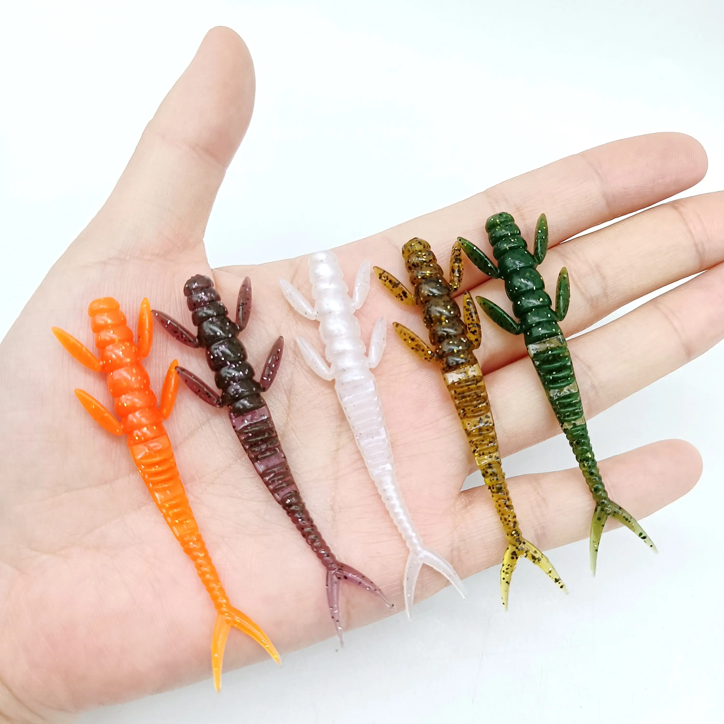 Vinilos flotantes TPE DUODUOYU Swimbait gusano suave para mar y río - imagen 5
