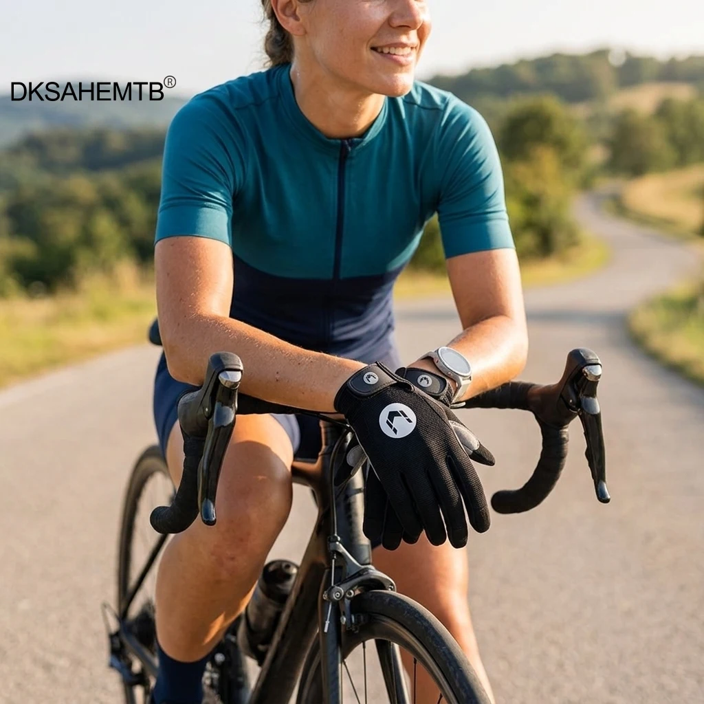 Guantes de ciclismo transpirable anti-UV resistentes a impactos - imagen 5
